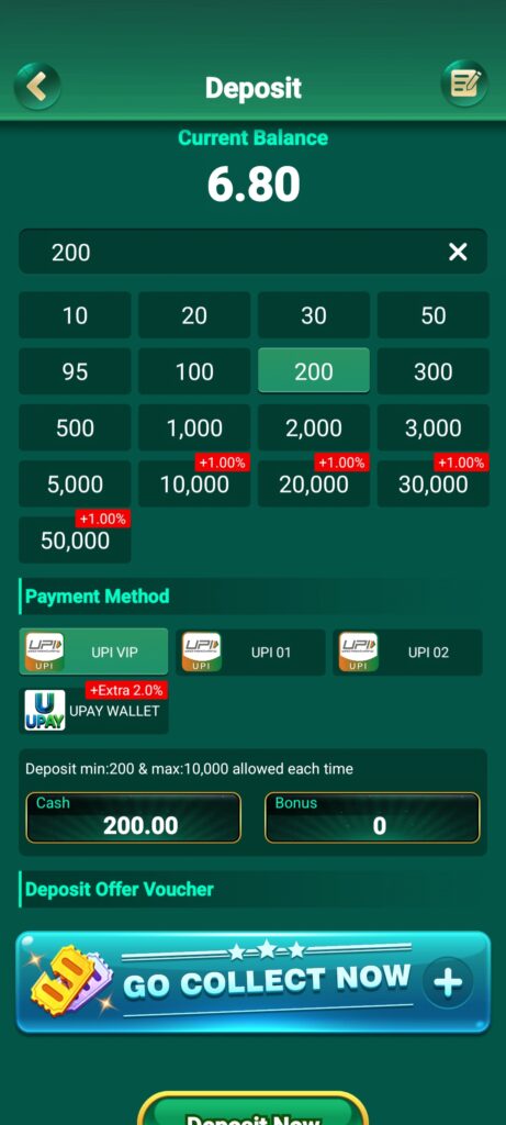 ABC Rummy Deposit 