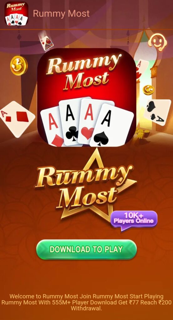 Rummy Most App Download